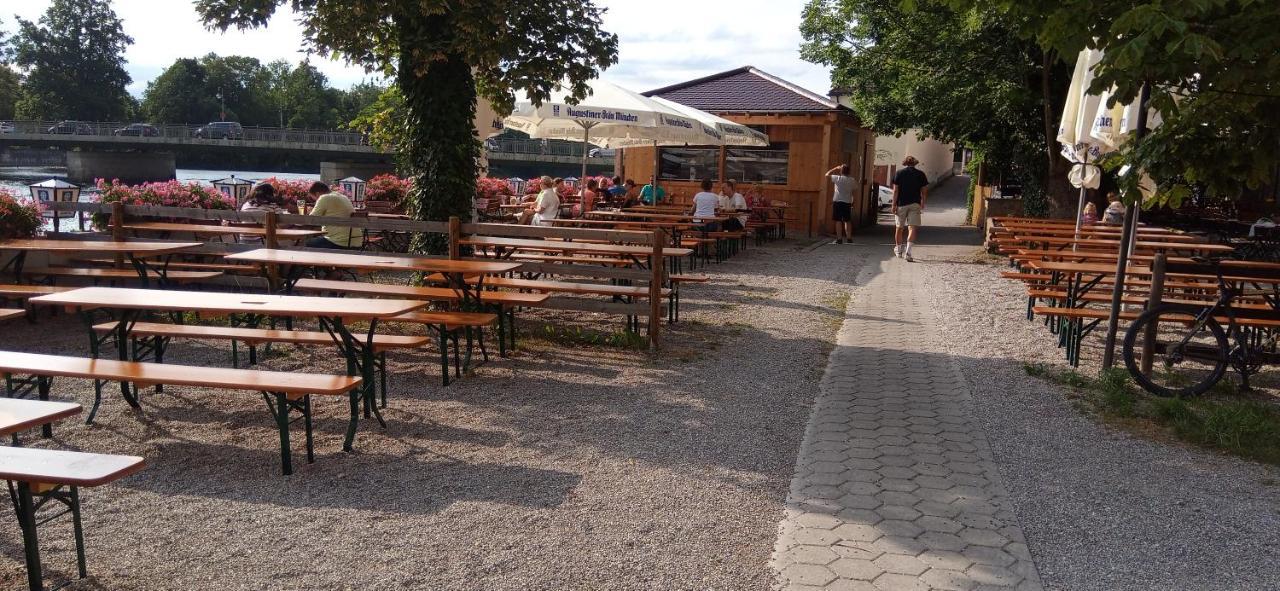 Grosses Zimmer Bad Kueche Wohnzimmer Terasse Garten Zentral Ruhig Ландсберг-на-Лехе Экстерьер фото